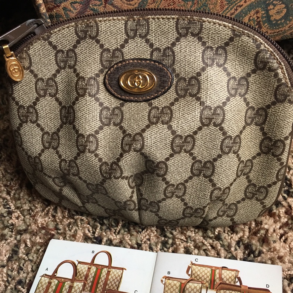 Vintage Gucci Cosmetic Case Rare